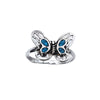 Dainty Turquoise Butterfly Ring - Size 5 - Delicate Vintage Treasure