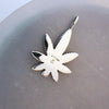 Marijuana Pendant, 925 Sterling Silver Pendant, Pot Leaf Pendant, Cannabis Pendant