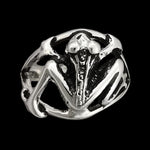 Size 8-925 Sterling Silver Frog Ring