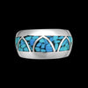 Sterling Silver Navajo Ring • Native American Handcrafted Jewelry • Wide Band Ring