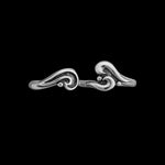 Unique Adjustable Double Ocean Waves Ring