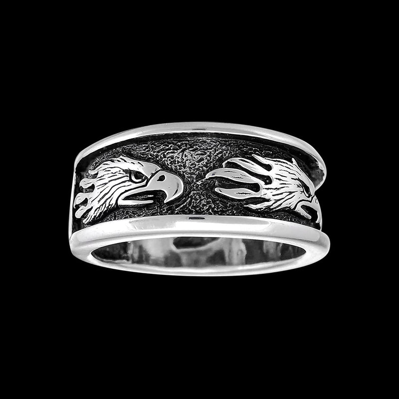 Sterling Silver Freedom Eagle Ring