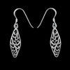 Fiddlehead Marquise Dangle Earrings