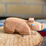 Zuni Sandstone Pig Fetish – Hand-Carved by Brandon Phillips