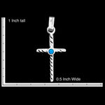 Cross Pendant, 925 Sterling silver Pendant, Guardian Angel Pendant, Godparent, Godchild, Christian pendant, Remembrance Pendant