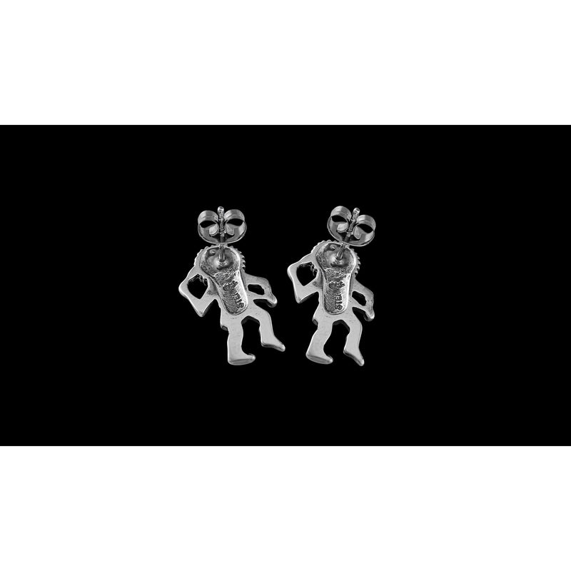 925 Sterling Silver Tawa Earrings, Hopi, Sun God, Kachina Dancer, Sun Dancer Stud Earrings
