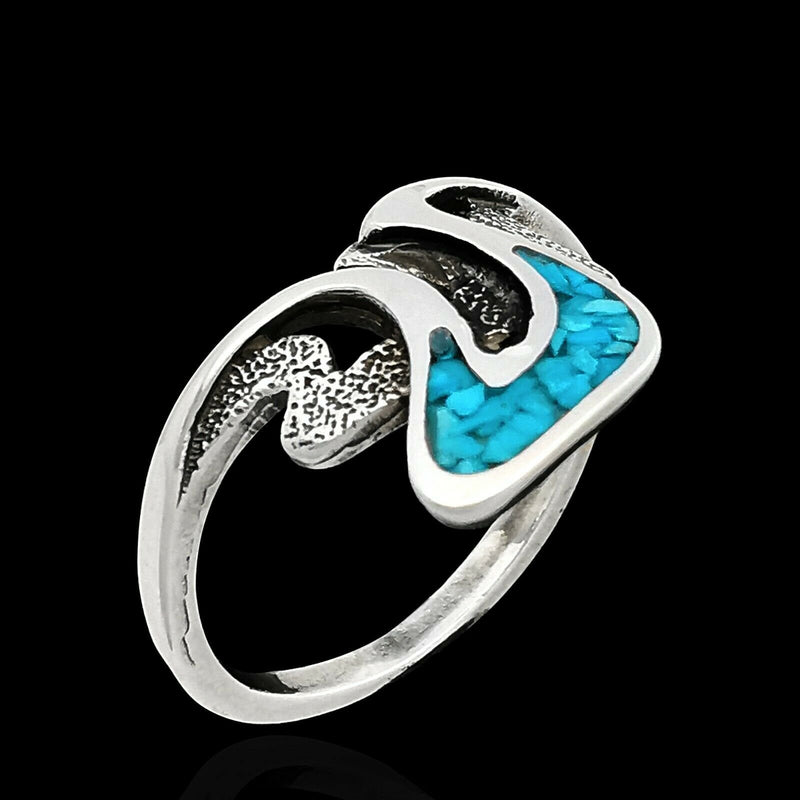 Chantilly Lace Ring, Turquoise, Sterling Silver