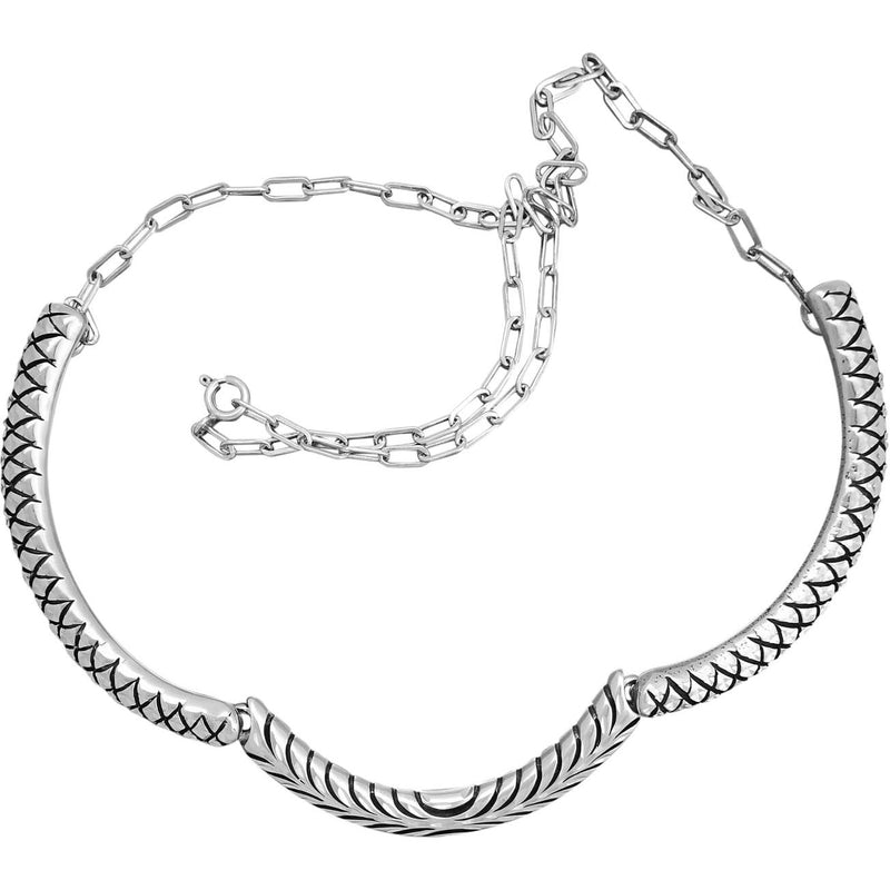 925 Sterling Silver Diamond Cut Necklace