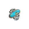 Sterling Silver Royston Turquoise Ring – Size 9.75
