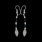 Vintage Earrings, Hand Strung Earrings, Navajo Earrings, Native American Earrings, Turquoise Earrings