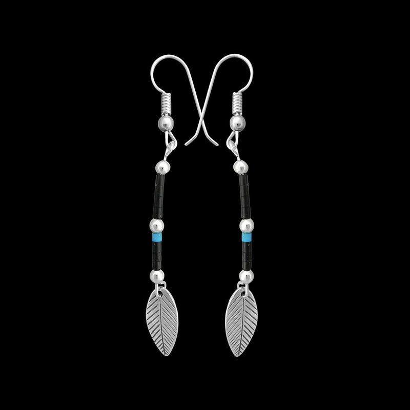 Vintage Earrings, Hand Strung Earrings, Navajo Earrings, Native American Earrings, Turquoise Earrings