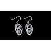 925 Sterling Silver Bear Paw dangle earrings