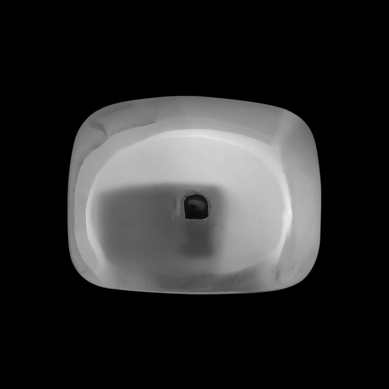 High Polish Square Dome Ring