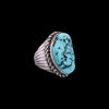 Sterling Silver Kingman Turquoise Ring – Size 7.25