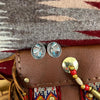 Sterling Silver Native Chief Headdress Stud Earrings