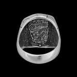 Airborne Ranger Ring, 925 Sterling Silver Ring, R54 Ring, Size 10 Ring, G&S Rings, Army Ring, Screaming Eagles, Old Abe