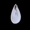 925 Sterling Silver Turquoise & Red Coral Teardrop Pendant, Southwestern Design, Bear Paw