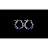 Lapis Lazuli Spiral Hoop Earrings