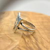 Vintage Turquoise Butterfly Ring - Sterling Silver, Size 6