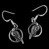 925 Sterling Silver Celtic Raven In a Perfect Circle