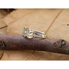 Adjustable Sterling Silver Lotus Flower Toe Ring - Foot Jewelry