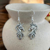 Sterling Silver Unicorn Dangle Earrings – Vintage, 90s Fairycore Style