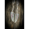 Eagle Feather Earrings • 925 Sterling Silver • Navajo Inspired • Bird Feather Jewelry