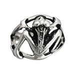 Size 8-925 Sterling Silver Frog Ring