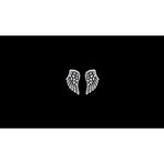 Wing Earrings • 925 Sterling Silver • Guardian Angel Studs • Navajo Handmade (83)