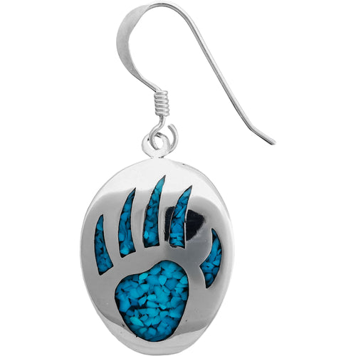 925 Sterling Silver Bear Claw Earrings, Bear Paw Earrings, Tracker Earrings, Outdoorsy Earrings