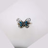 Dainty Turquoise Butterfly Ring - Size 5 - Delicate Vintage Treasure