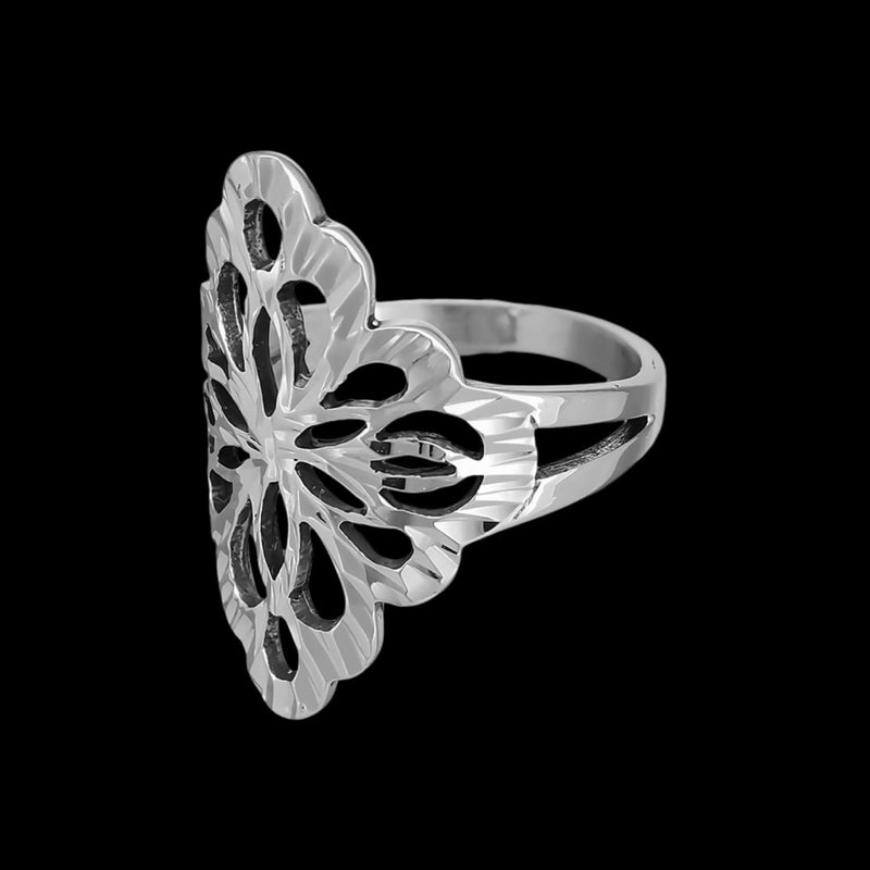 Size 6.5 - Diamond Cut Damask Ring