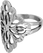 Size 6.5 - Diamond Cut Damask Ring