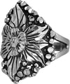 Size 6 - Diamond Cut Blooming Flower Ring