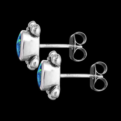 Stud Earrings • Southwestern Style • Navajo Handmade Jewelry