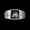 Navajo Handmade Wolf Ring • Wolf Claw Ring • 925 Sterling Silver • Native American Jewelry