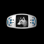 Navajo Handmade Wolf Ring • Wolf Claw Ring • 925 Sterling Silver • Native American Jewelry