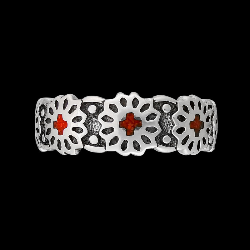 Sterling Silver Concho Belt Ring • Handcrafted Navajo Jewelry • Native American