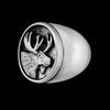 Moose Ring, Navajo Ring, Native American Ring, Handmade Ring, Bull Ring, Bull Moose, Canada Ring