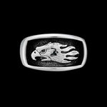Sterling Silver Lone Eagle Ring