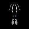 Vintage Earrings, Hand Strung Earrings, Navajo Earrings, Native American Earrings, Turquoise Earrings
