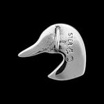 Duck Pendant, 925 Sterling Silver Pendant, Navajo Pendant, Handmade Jewelry, Opal Pendant, Mallard Duck, Pet Duck