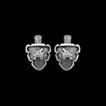 Arrowhead Wolf Earrings • 925 Sterling Silver • Southwestern Style