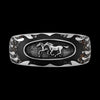 925 Sterling Silver Horse Bracelet • Wild Horse Magnesite • Navajo Inspired