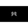 Wing Earrings • 925 Sterling Silver • Guardian Angel Studs • Navajo Handmade (83)