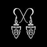 Arrowhead Earrings • 925 Sterling Silver • Native American Inspired