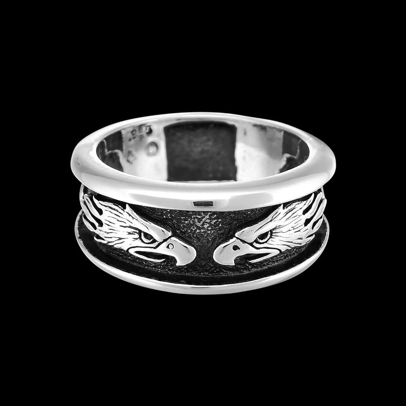Sterling Silver Freedom Eagle Ring