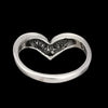 Size 8 Vintage 925 Sterling Silver Flourish Tiara Ring