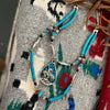Handmade Native American Two-Strand Necklace with "End of the Trail" Pendant