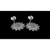 Sterling Silver Sunflower Earrings in Post or Dangle (Dangle)